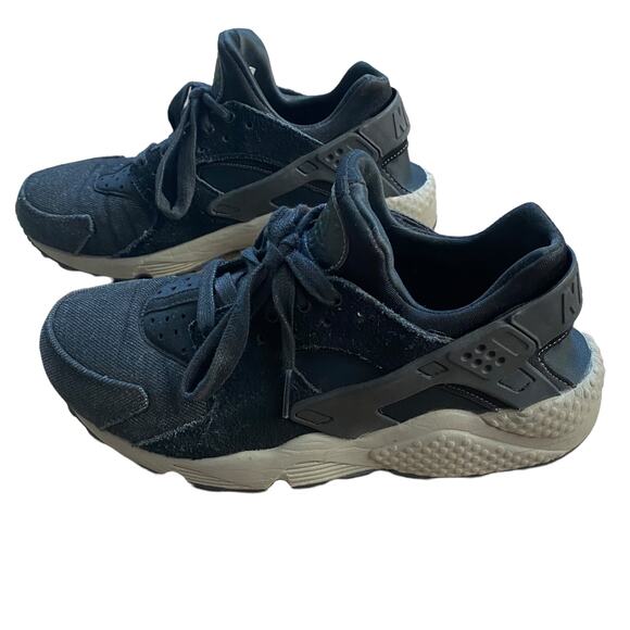 Nike Shoes - Wmns Nike Air Huarache Run SE SZ 7.5 Black Dark Grey Cobblestone 859429-007